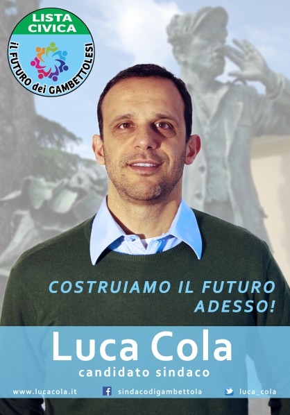 Luca Cola Candidato Sindaco Gambettola